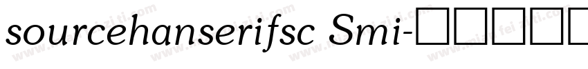 sourcehanserifsc Smi字体转换